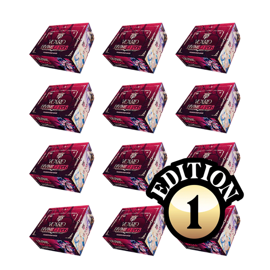 VCard Set 3: Divine Chaos First Edition Booster Box Master Case (12 Booster Boxes)