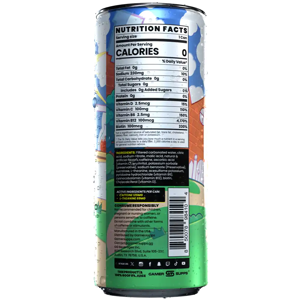 GG® Sugar Free Premium Energy - Variety Pack (12 Cans)