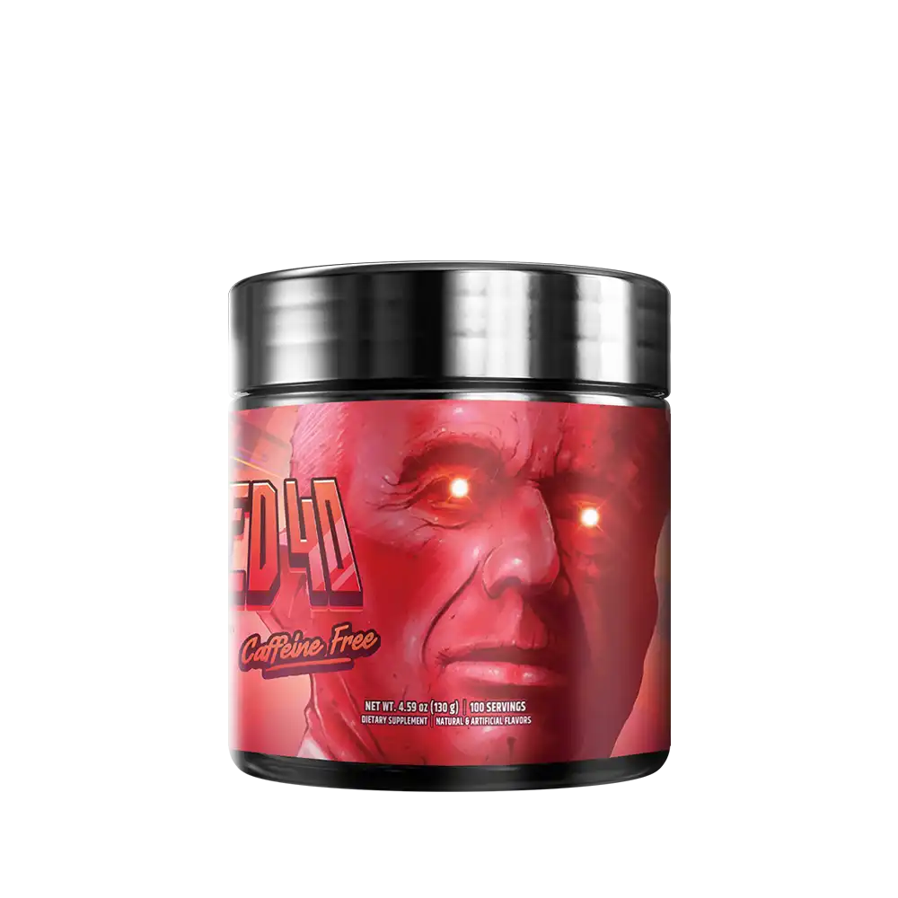 Red 40 Caffeine Free  - 100 Servings