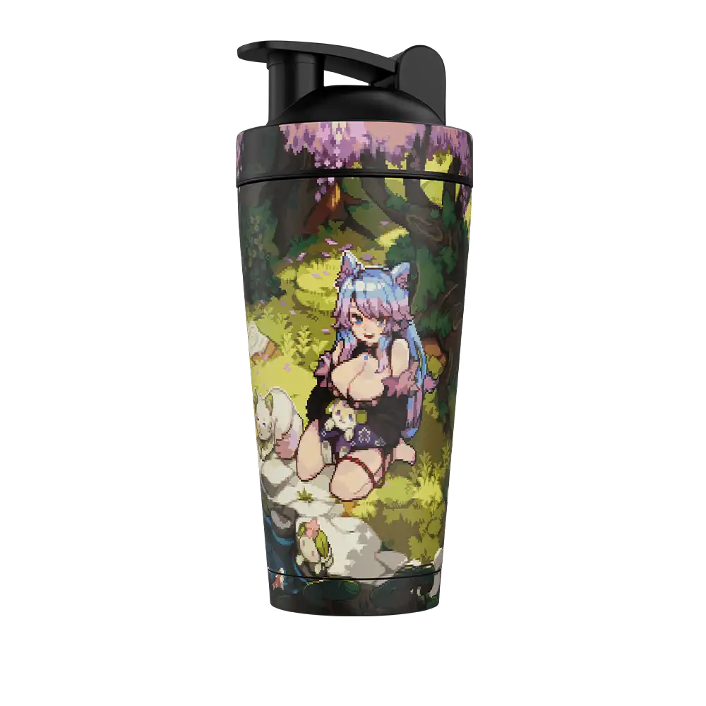 PIXEL CUPS x Silvervale: Metal Shaker