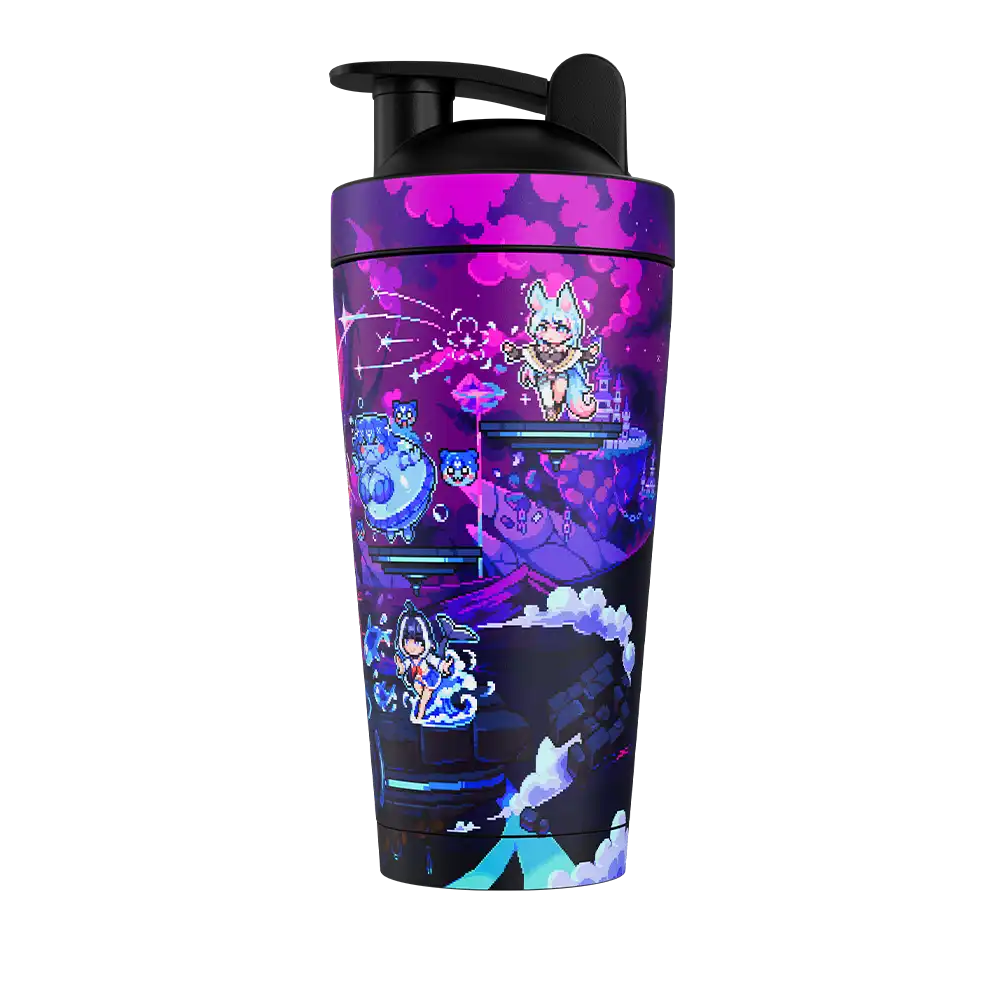 PIXEL CUPS: Smash Me Bro Metal Shaker